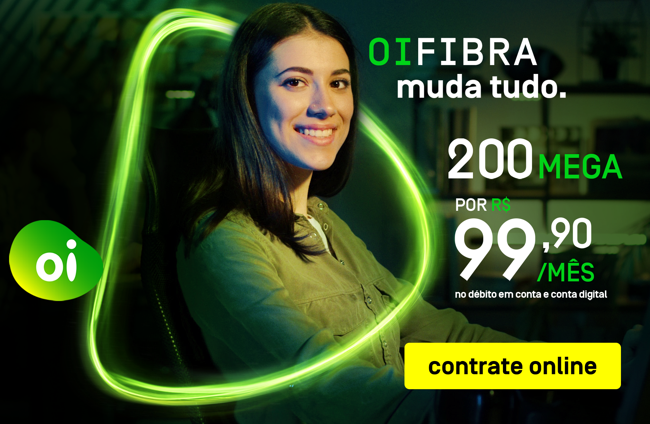 banner modelo utilizando internet residencial